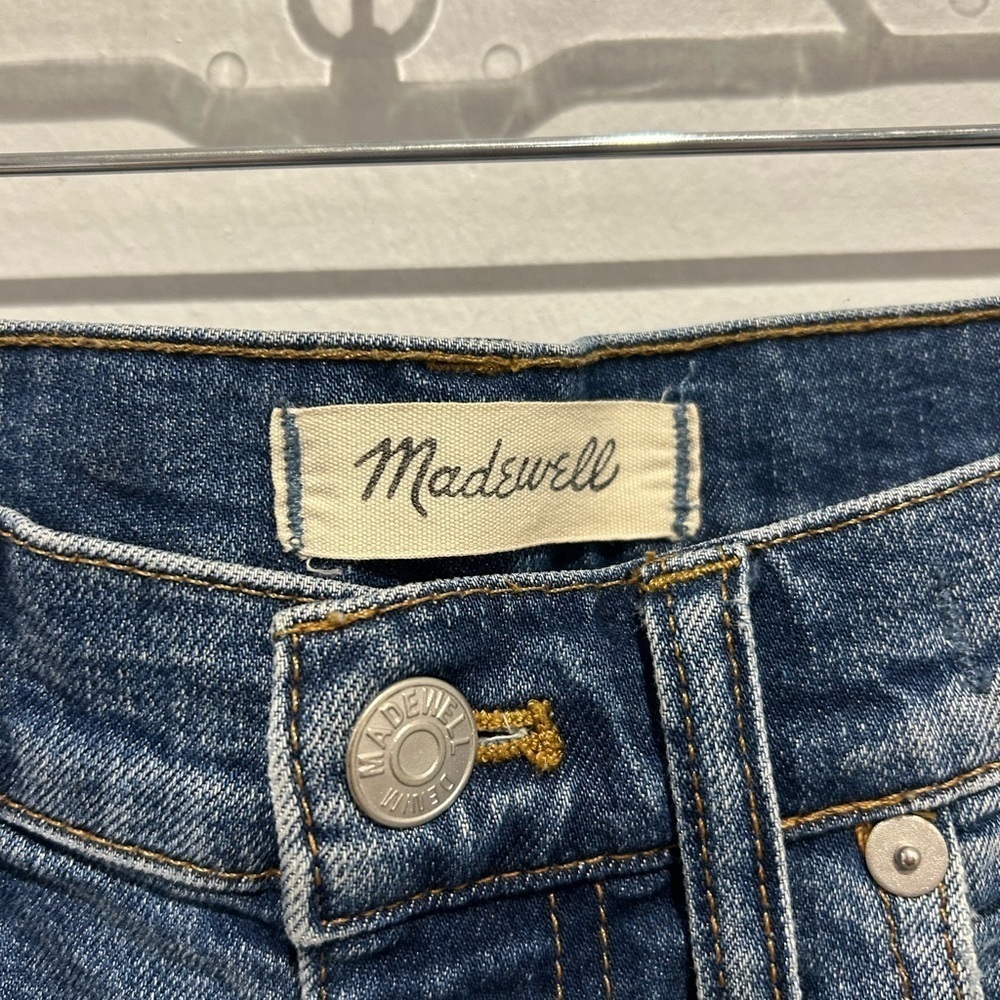 Madewell Cruiser Straight Two-Tone Jeans Sz 27 - Picture 6 of 12